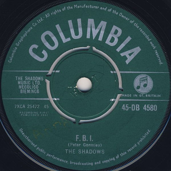 The Shadows F B I Releases Discogs