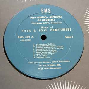 Portada de album Pro Musica Antiqua Of Brussels - Music Of The 12th & 13th Centuries