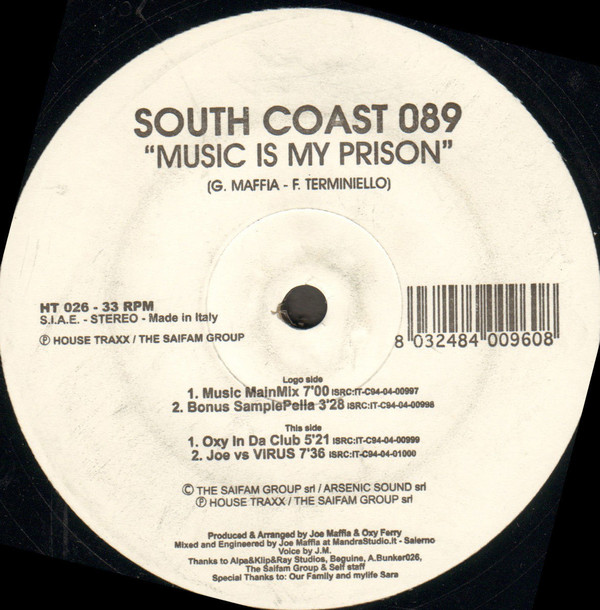 baixar álbum South Coast 089 - Music is my Prison