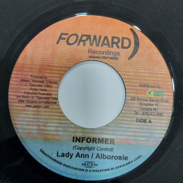 LP Lady Ann Informer - 洋楽