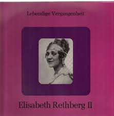 baixar álbum Elisabeth Rethberg - Lebendige Vergangenheit Elisabeth Rethberg II