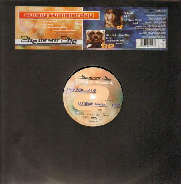 2 Be Or Not 2 Be – Sunny Summerday (1997, Vinyl) - Discogs