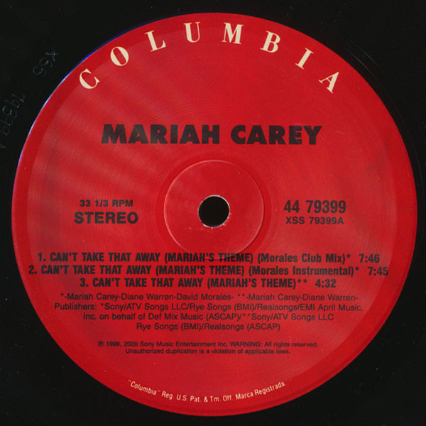 descargar álbum Mariah Carey - Cant Take That Away Mariahs Theme Crybaby