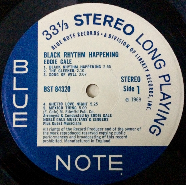 Eddie Gale – Black Rhythm Happening (1969, Vinyl) - Discogs
