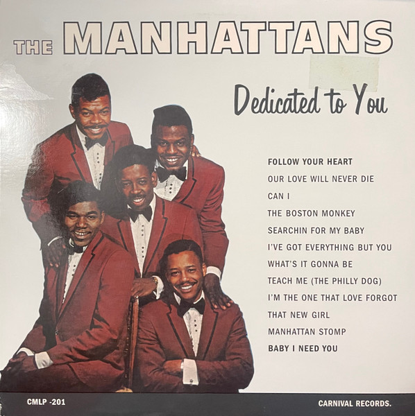 The Manhattans - Dedicated To You | Releases | Discogs