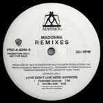 Cover of Love Don't Live Here Anymore - Remixes, 1995, Vinyl