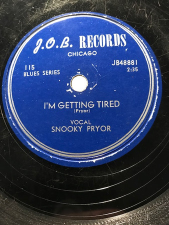 last ned album Snooky Pryor - Im Getting Tired Going Back On The Road