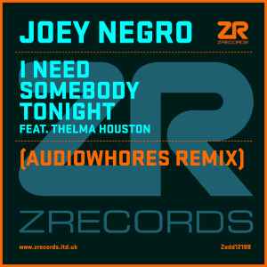Joey Negro - I Need Somebody Tonight (Audiowhores Remix) album cover