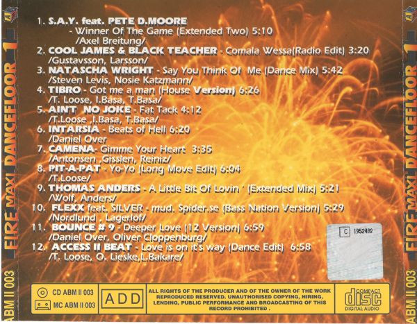 last ned album Various - Fire Maxi Dancefloor 1