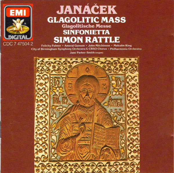 Janáček / Simon Rattle – Sinfonietta • Glagolitic Mass (1988, CD 