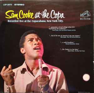 Sam Cooke - Sam Cooke At The Copa album cover