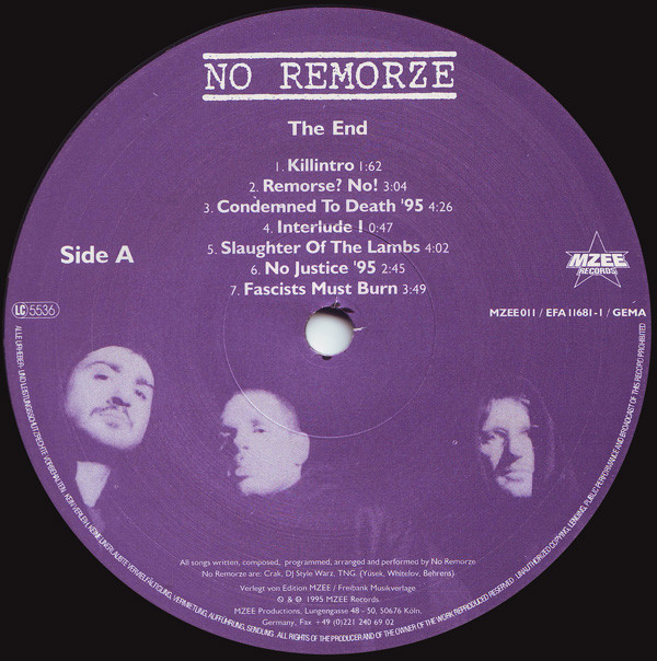 baixar álbum No Remorze - The End