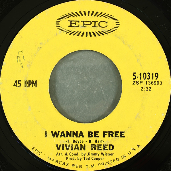 baixar álbum Vivian Reed - I Wanna Be Free Yours Until Tomorrow