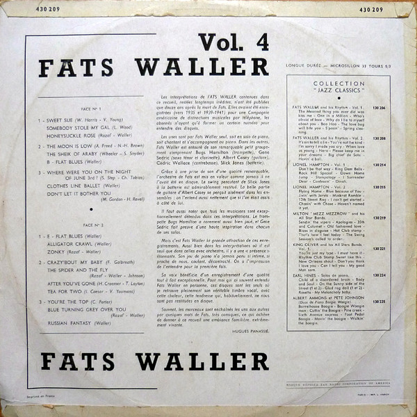 last ned album Fats Waller - Vol 4