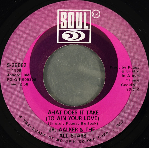 Jr. Walker & The All Stars – What Does It Take (To Win Your Love) (1969,  American Records Pressing, Vinyl) - Discogs