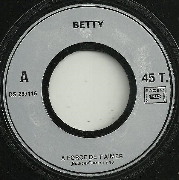 descargar álbum Betty - A Force De TAimer