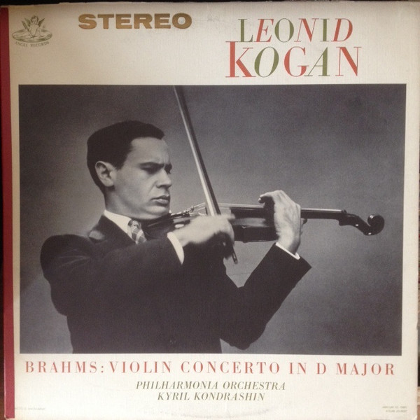 Leonid Kogan, Kyril Kondrashin, Brahms, Philharmonia Orchestra