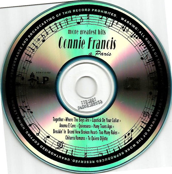 last ned album Connie Francis - More Greatest Hits A Paris
