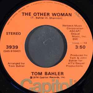 Tom Bahler - The Other Woman / If I Had You album cover