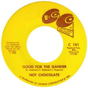 Hot Chocolate (3) - Good For The Gander / We Had True Love album cover
