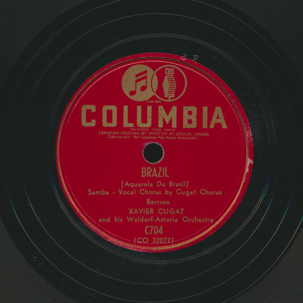 Xavier Cugat And His Waldorf-Astoria Orchestra – Brazil (Aquarela Do Brasil)  / Chiu-Chiu (1942, Shellac) - Discogs