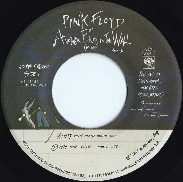 Pink Floyd - Another Brick In The Wall (Part II) | CBS (1-11187) - 3