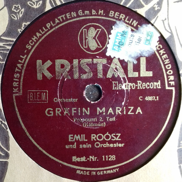 descargar álbum Emil Roósz Und Sein Orchester - Gräfin Mariza