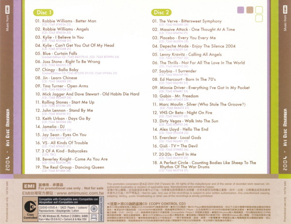 télécharger l'album Various - Hit Disc November 2004