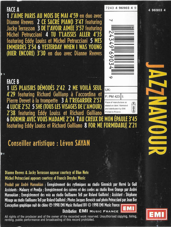 ladda ner album Charles Aznavour - Jazznavour