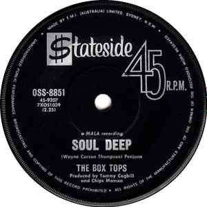 Box Tops - Soul Deep / (The) Happy Song album cover
