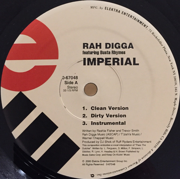 last ned album Rah Digga - Imperial Tight Remix