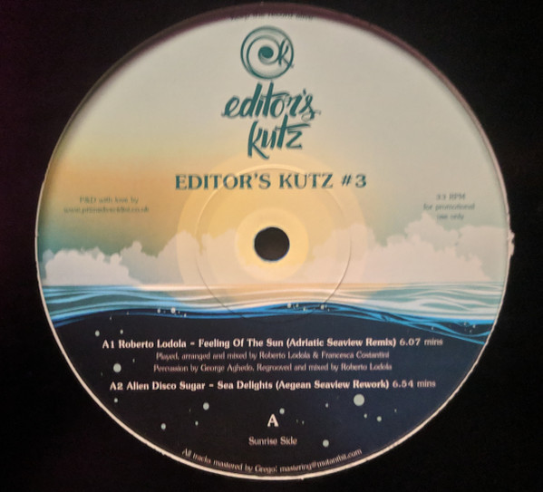 Editor's Kutz #3 (2014, Blue, Vinyl) - Discogs