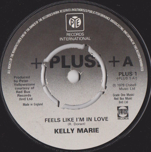 Kelly Marie Feels Like I M In Love Push Out Centre Vinyl Discogs