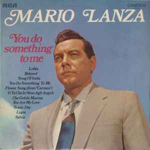 Mario Lanza - You Do Something To Me album cover