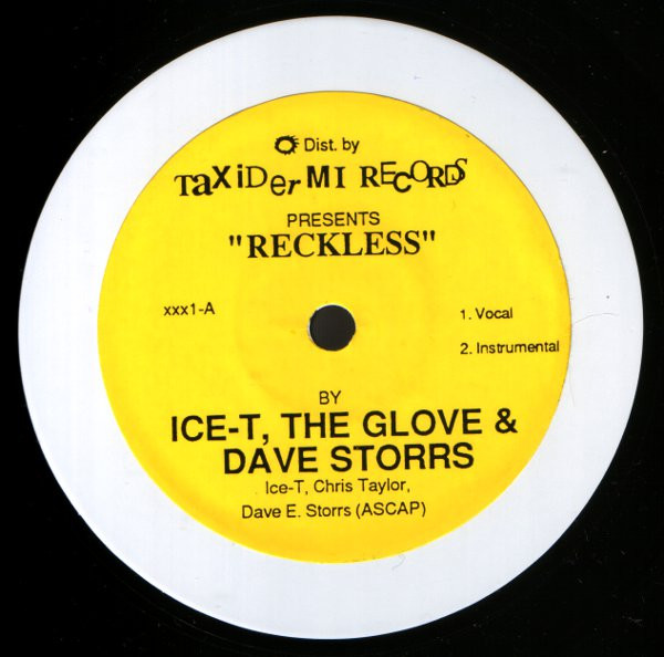 Ice-T, The Glove & Dave Storrs – Reckless / Tebitan Jam (Vinyl