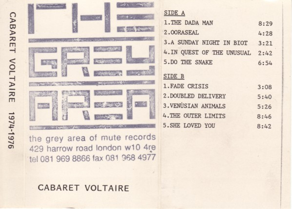 télécharger l'album Cabaret Voltaire - 1974 1976
