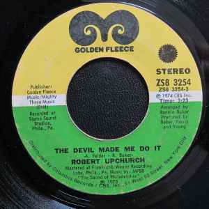 Robert Upchurch - The Devil Made Me Do It album cover