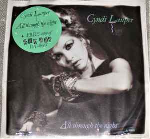 Cyndi Lauper – All Through The Night (1984, Vinyl) - Discogs