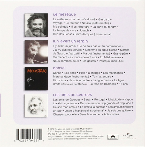 Album herunterladen Georges Moustaki - 4 Albums Originaux