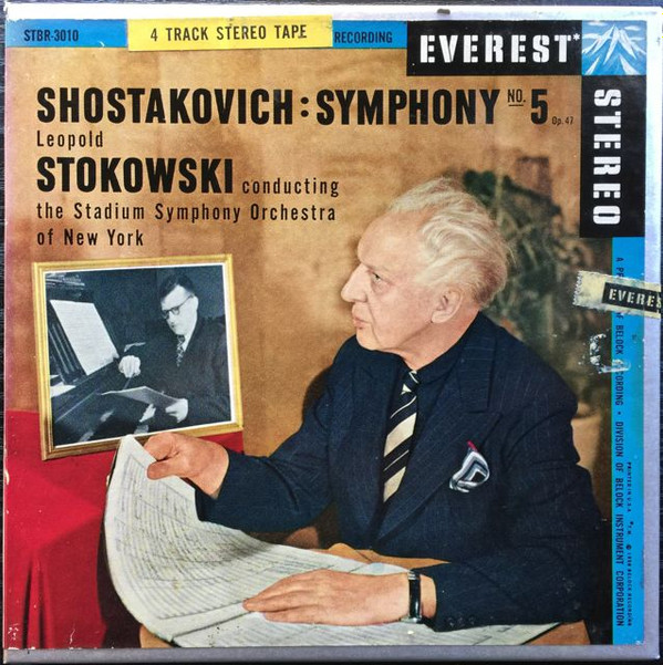 lataa albumi Leopold Stokowski, The Stadium Symphony Orchestra Of New York, Dmitri Shostakovich - Symphony No 5