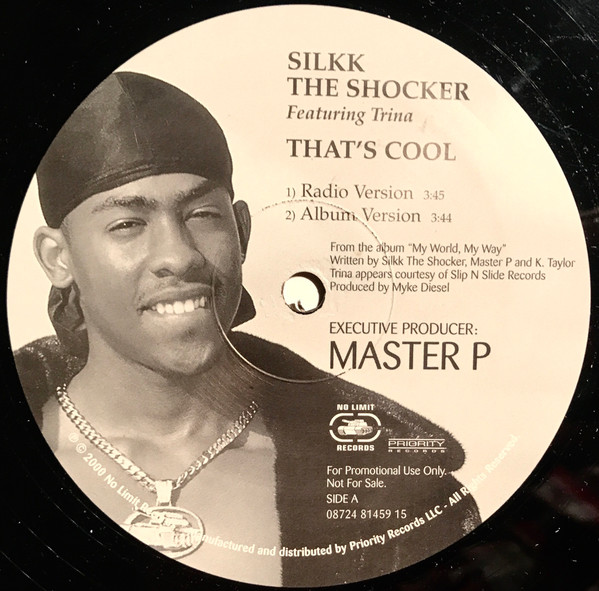 Silkk The Shocker Featuring Trina – That's Cool (2000, Vinyl