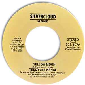 Teddy & Nanci - Yellow Moon / Sunday Music album cover
