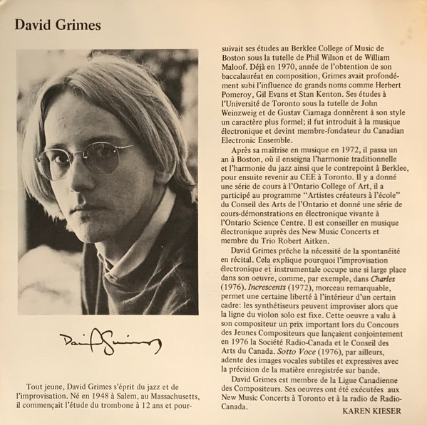 lataa albumi David Grimes - Portrait Musical