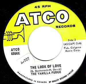 Vanilla Fudge - Where Is My Mind / The Look Of Love album cover