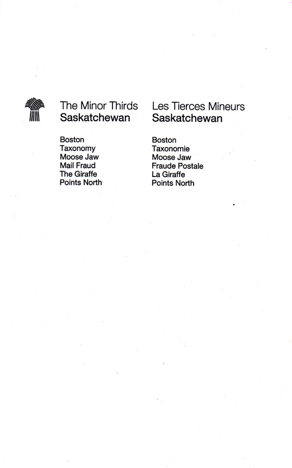 descargar álbum The Minor Thirds - Saskatchewan