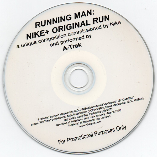 debajo segundo físicamente A-Trak – Running Man: Nike+ Original Run (2008, CD) - Discogs
