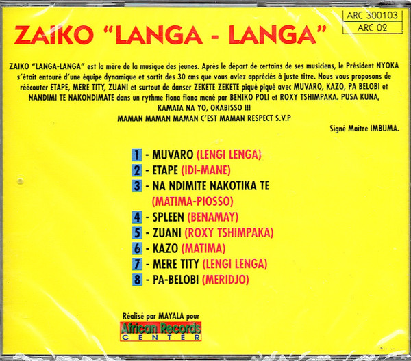 ladda ner album Zaiko Langa Langa - Muvaro