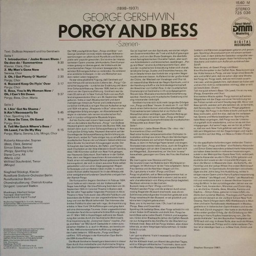 lataa albumi George Gershwin - Porgy And Bess Szenen