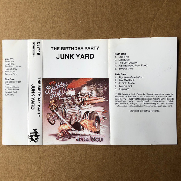 The Birthday Party – Junkyard (1982, Cassette) - Discogs