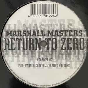 Marshall Masters - Return To Zero album cover